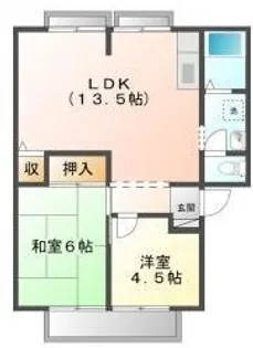 ウィンディアさの C棟【101号室】の間取り