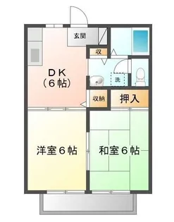 サンシティ南蔵王【202号室】の間取り