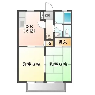 ビーライン日吉台 B【101号室】の間取り