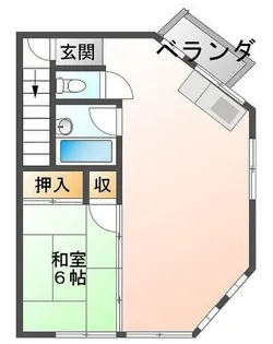 高橋ビル【301号室】の間取り