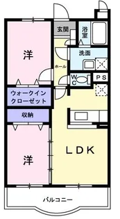 アメニティ三恵【204号室】の間取り
