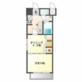 ハートレイクマンション【301号室】の間取り