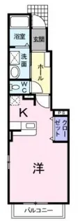レジデンス手城【103号室】の間取り