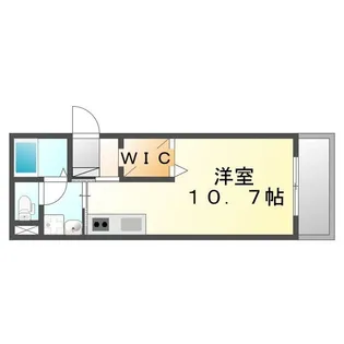 Maison de QuatreⅡ【104号室】の間取り