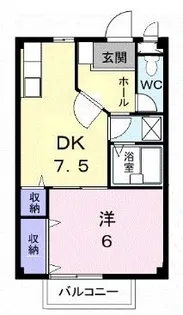 サンマルコ英【205号室】の間取り