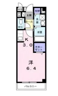 フローラB【103号室】の間取り
