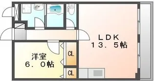 マリッチ雅【202号室】の間取り