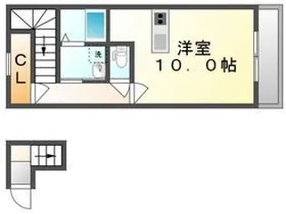 レオネクストプティ フォレ【207号室】の間取り