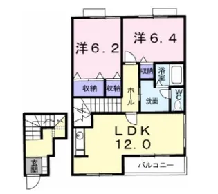 メゾニティー A【203号室】の間取り