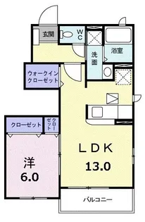 サンルート堂山A【101号室】の間取り