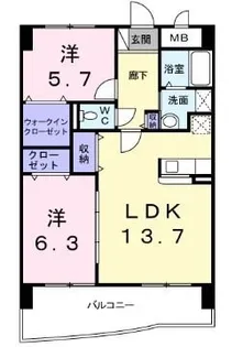 デイ ドリーム【502号室】の間取り