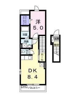 メゾニティー・室町Ⅱ【203号室】の間取り