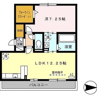 桜サライ【102号室】の間取り