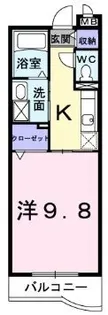 サン ロイヤルガーデンC【106号室】の間取り