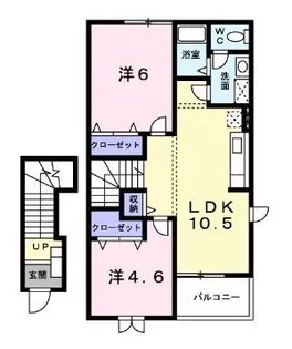 サニー・エクセレントB【203号室】の間取り