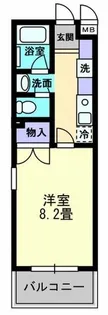 フォーシーズン錦町【101号室】の間取り