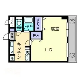 アルカディア西内町【505号室】の間取り