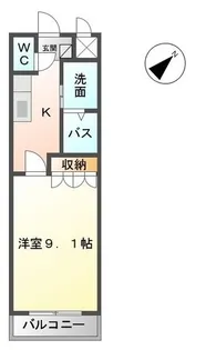 ボア・ソルテ【206号室】の間取り