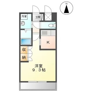 アンベリール南【2207号室】の間取り