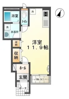 サンプレス【102号室】の間取り