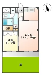 ルナガーデン【102号室】の間取り