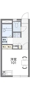 レオパレスエスペランス【102号室】の間取り