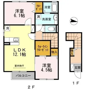 パルティール ハバラ【201号室】の間取り