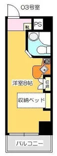 1Rの間取り画像