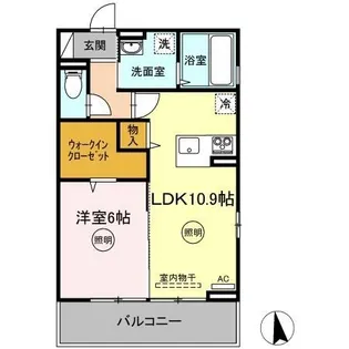 ルミナーレ【301号室】の間取り