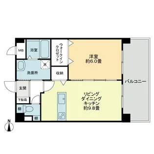 エストレーラ【302号室】の間取り