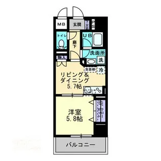エルドラード常磐町【502号室】の間取り