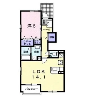 エトアール18A【103号室】の間取り
