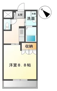 グランシャリオ【105号室】の間取り