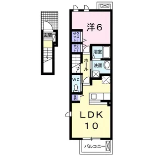 ハッピー・レモンC【202号室】の間取り
