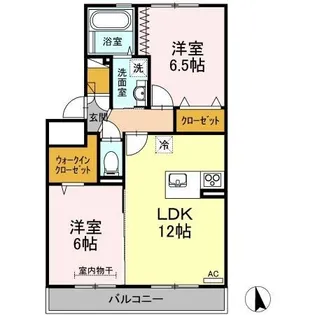 パティーナ【203号室】の間取り