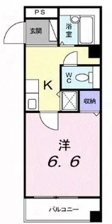 ジャンレジダンスM【301号室】の間取り