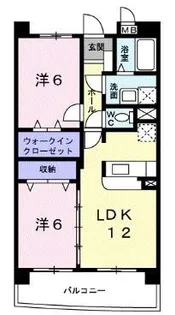 グラン フォレ【603号室】の間取り