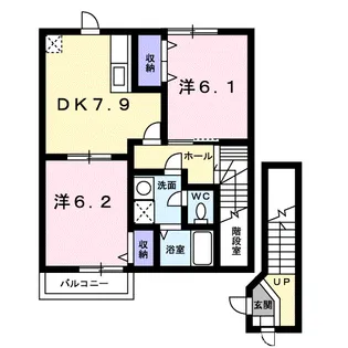 サン リーベ B【203号室】の間取り
