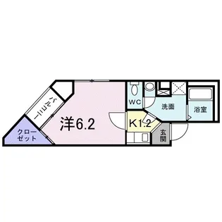 れいけん【302号室】の間取り