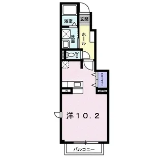 カリーノ【104号室】の間取り