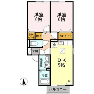 アーバンハイツ28 A棟【202号室】の間取り