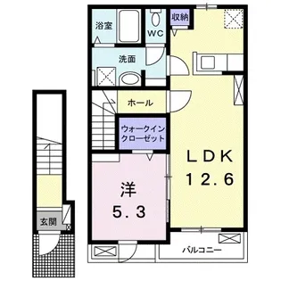 グノシエンヌ・ノワール【203号室】の間取り