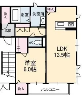 アプレシスタ ベレオ【201号室】の間取り