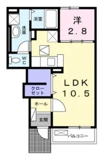 エナジー【103号室】の間取り