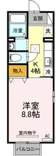 FLATS HIIRAGI【201号室】の間取り
