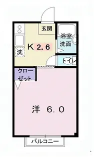 COOPフレンズ【103号室】の間取り