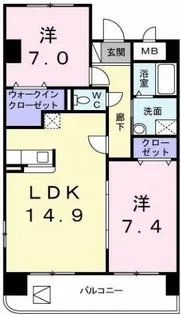 デイ ドリーム【804号室】の間取り