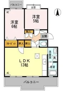 ピュアハイツ【305号室】の間取り