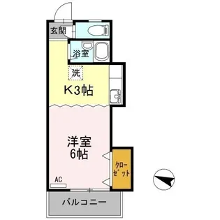 ピュアハイツ生野【205号室】の間取り