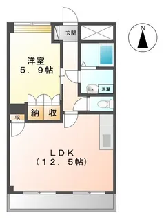 ヴィーナス【205号室】の間取り